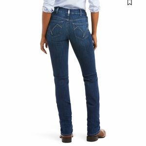 ARIAT WOMEN'S PERFECT RISE STRETCH ABBY STRAIGHT MACKENZIE JEANS